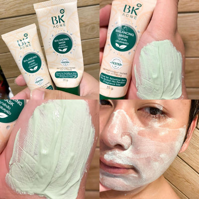 Radiant complexion with BK Acne Balancing Mask