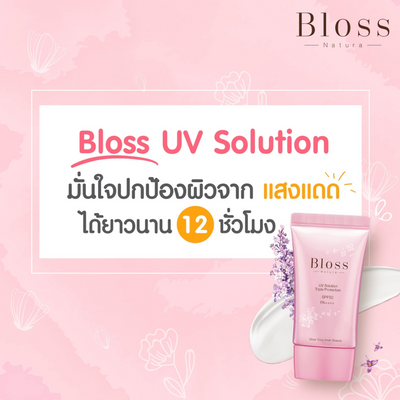 Discover the natural ingredients in Bloss UV Solution.