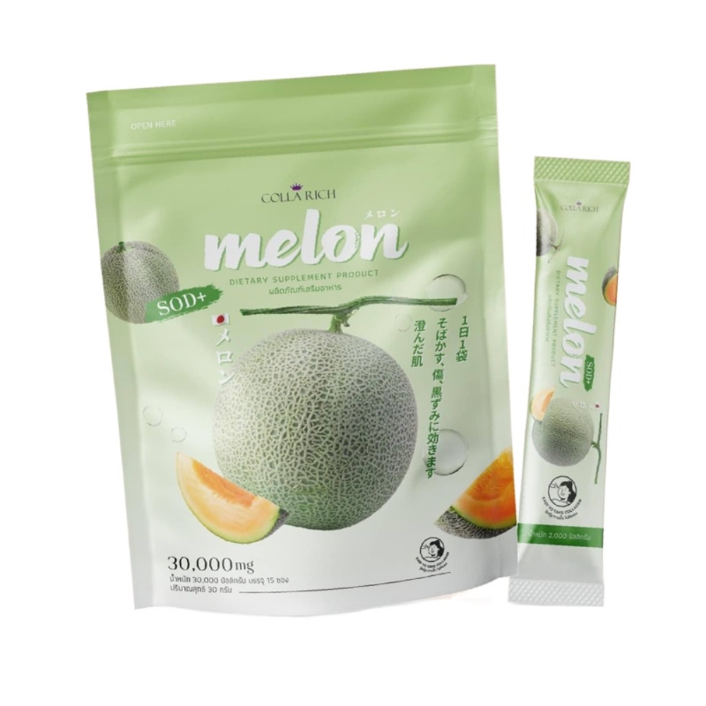 Colla Rich Vitamin Melon SOD Plus supplement for radiant skin