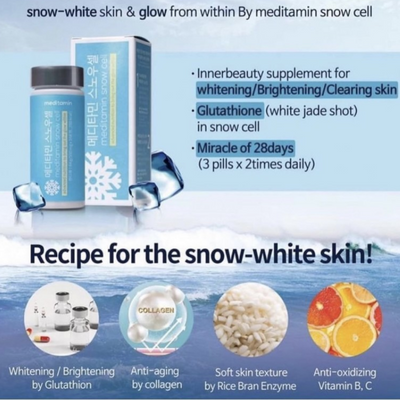 Vitamin C-Infused Meditamin Snow Cell Skincare