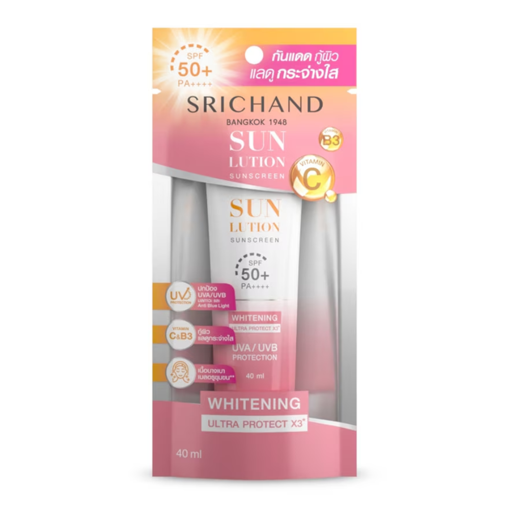 Srichand Sunlution Skin Whitening Sunscreen with SPF50+ PA++++