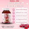 Improve skin hydration and texture with 6 fruit collagen.