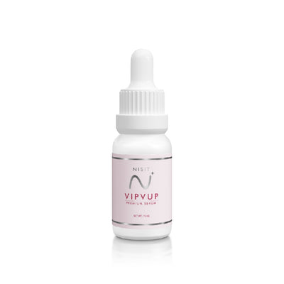 Himalayan salt serum in pink packaging