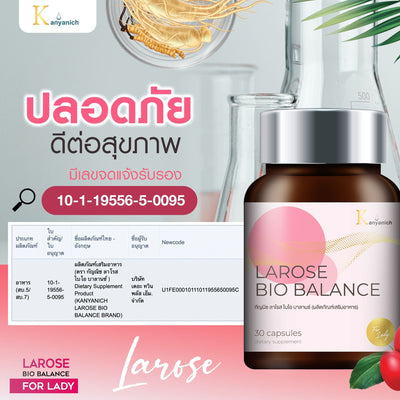 Stress relief and hormonal balance with Larose Bio Balance.