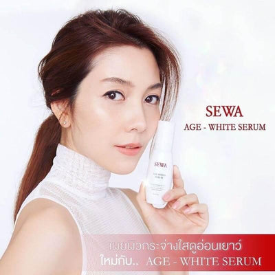 SEWA Age White Serum - Sensitive skin-friendly formula.