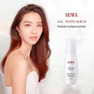 SEWA Age White Serum - Experiencing the transformative power.