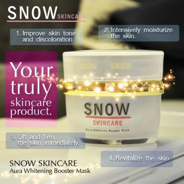 Accelerate skin regeneration with Snow Skincare Gold Mask