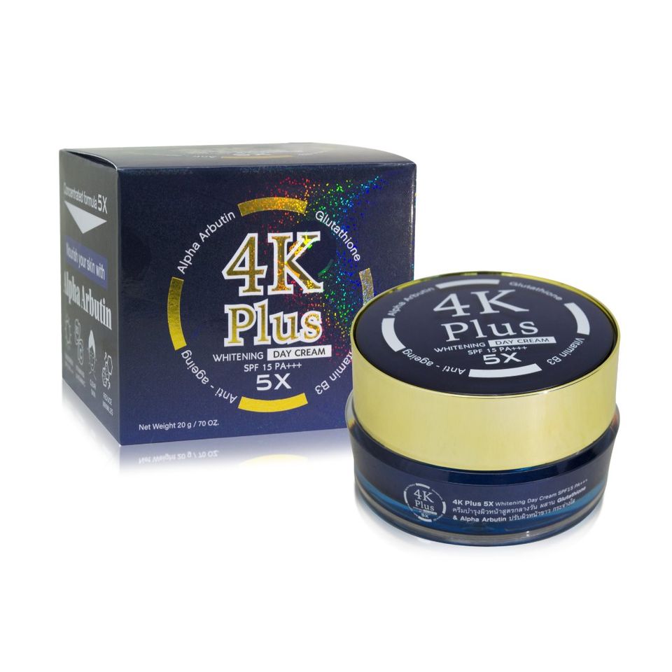 4K Plus 5X Whitening Day Cream for brighter complexion