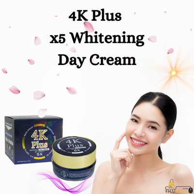 Achieve clear skin with 4K Plus Whitening Day Cream