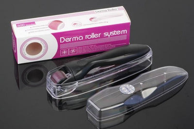 540 Titanium Derma Roller Micro needle dermaroller 0.75mm With Inner protecting case Premium Grade