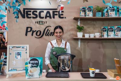 Enjoy the aroma of Nescafe Protect Proslim with the added benefit of fiber