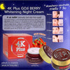 Say goodbye to acne with 4K Plus 5 X Goji Berry Whitening Night Cream