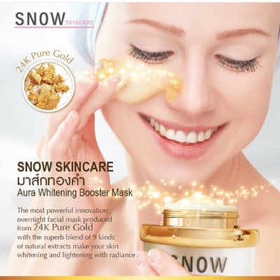 Get radiant skin with 9 kinds of concentrated natural extracts in Snow Skincare Gold Mask