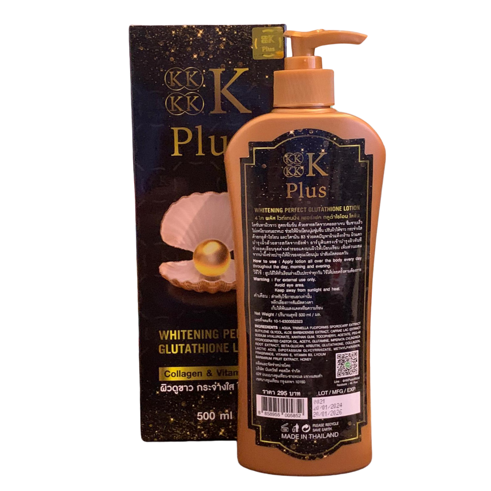 4K Plus Whitening Perfect Glutathione Lotion - Thaimegastore 4K Plus Whitening Perfect Glutathione Lotion - Thaimegastore