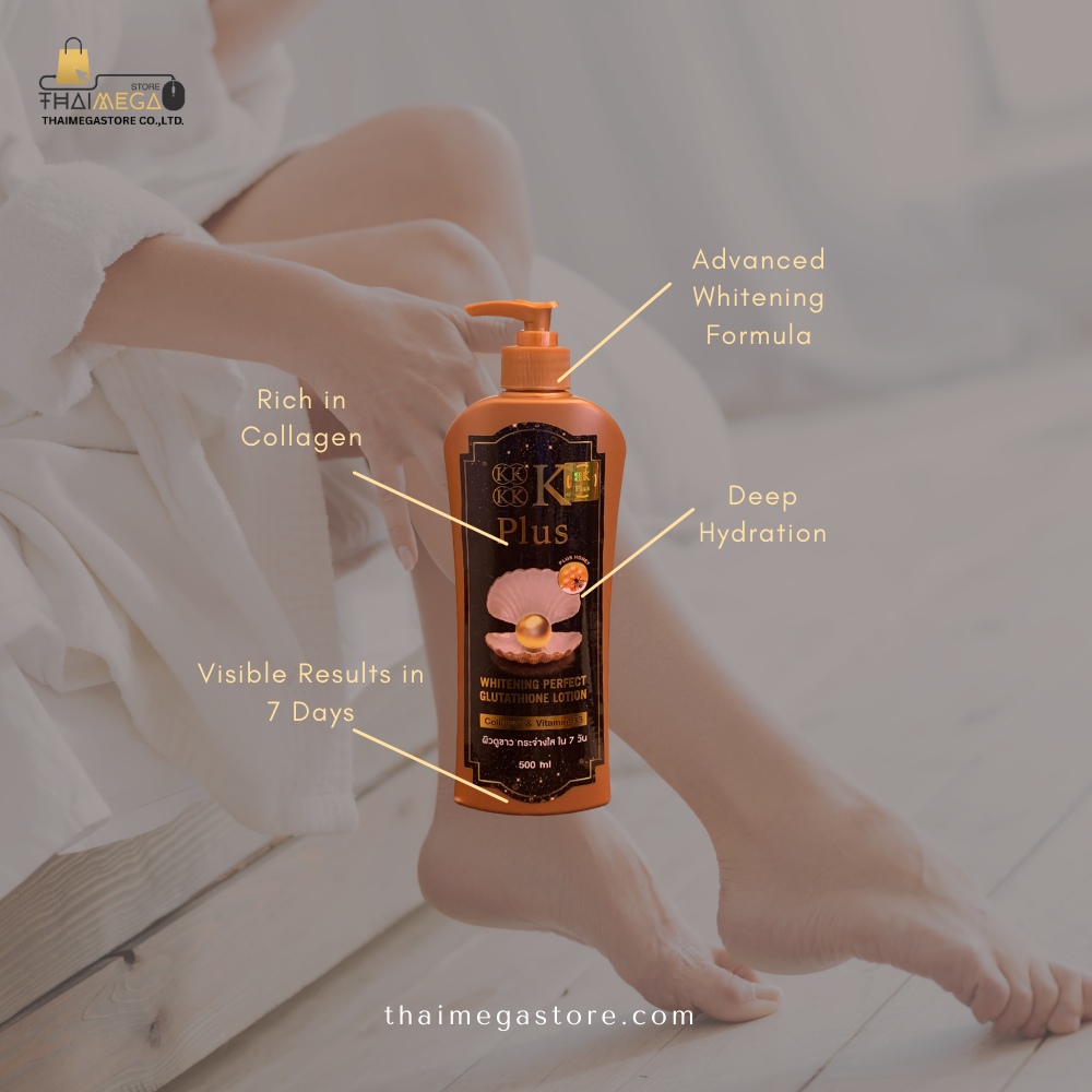 4K Plus Whitening Perfect Glutathione Lotion - Thaimegastore 4K Plus Whitening Perfect Glutathione Lotion - Thaimegastore