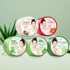 Arra Topface face and body gel series including snail soothing gel, tomato strawberry gel, aloe vera soothing and moisture gel, aloe vera gel and cucumber soothing gel