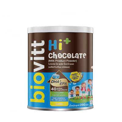 Chocolate-flavored milk powder for children