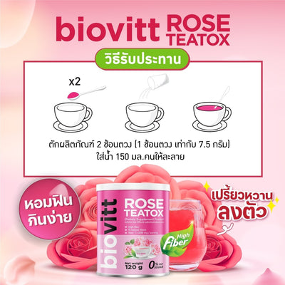 Biovitt Teatox Rose blend, your herbal detox companion