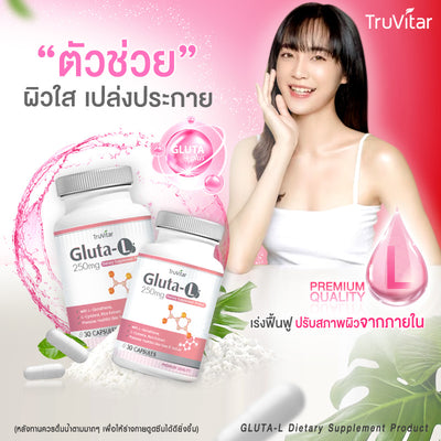 Beauty and wellness with TRUVITAR Gluta-L 250mg