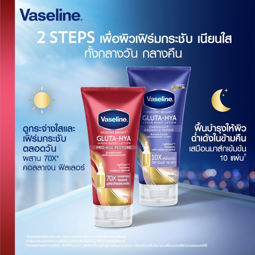 Vaseline Healthy Bright Gluta-Hya Serum Burst Lotion Pro-Age Vaseline Healthy Bright Gluta-Hya Serum Burst Lotion Pro-Age