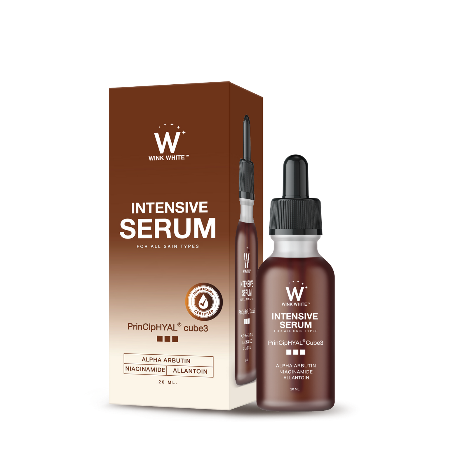 Wink White INTENSIVE SERUM bottle close-up