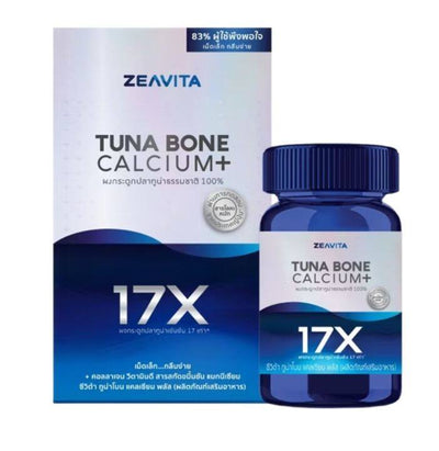 High natural calcium from natural tuna bones 100% patented from Japan.