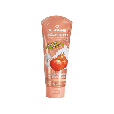 A BONNE Moisturizing Shower Cream Scrub Tomato & Milk