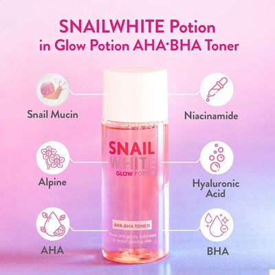 Snailwhite exfoliant liquid for glowing skin