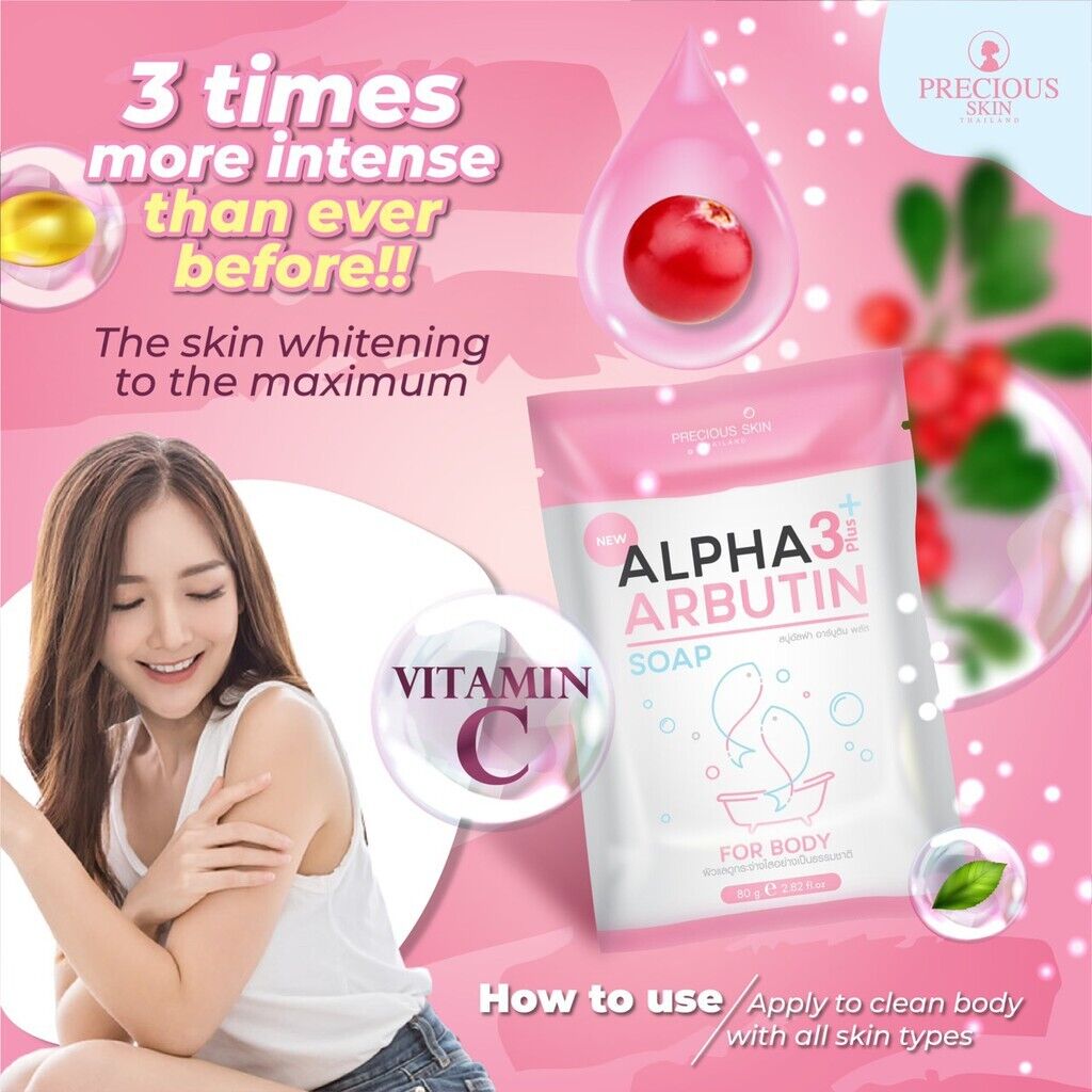 Gently cleanse skin - Alpha Arbutin 3 Plus Soap