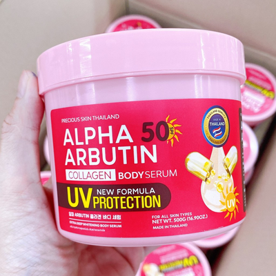 Precious Skin Alpha Arbutin Collagen Body Serum UV Protection for a Radiant Skin