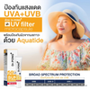 Antioxidant protection sunscreen with Aquatide and Aloe Vera