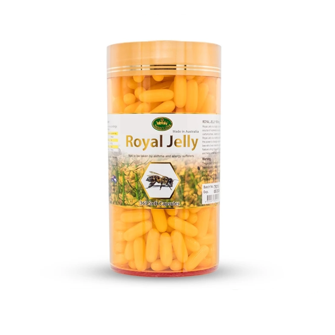 Royal Jelly 1000mg Softgels by Nature’s King