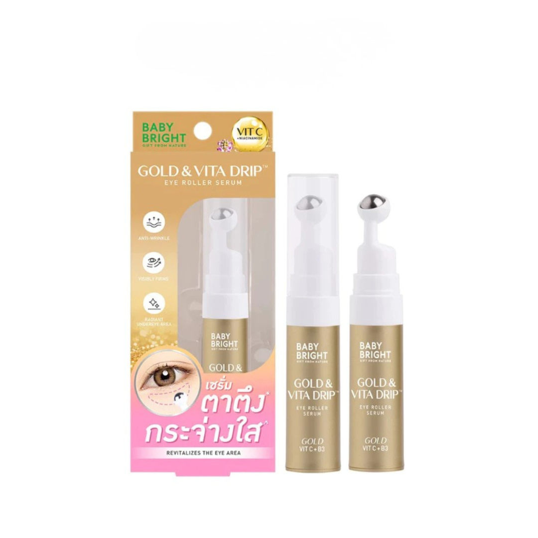 Baby Bright Gold & Vita Drip Eye Roller Serum