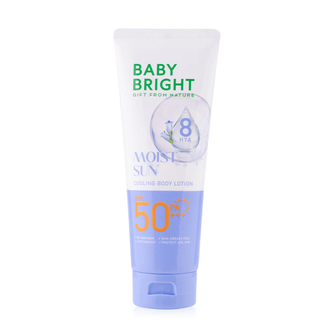 Baby Bright cooling sunscreen lotion