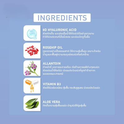 Lightweight texture of Baby Bright Moist Sun SPF50