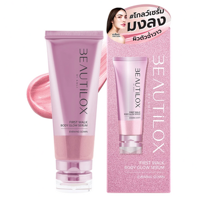 Beautilox Body Glow Serum coral cocktail dress tone