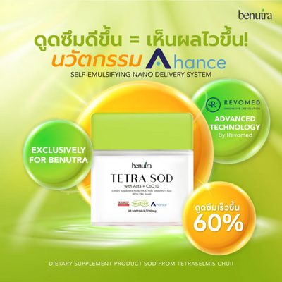 Benutra TETRA SOD With Asta+ CoQ10 for anti-aging