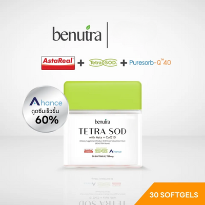 Benutra TETRA SOD With Asta+ CoQ10 package