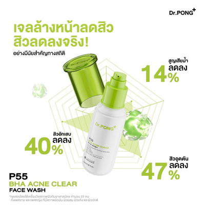 Dr.PONG P55 acne wash with Vitamin B5 and Allantoin