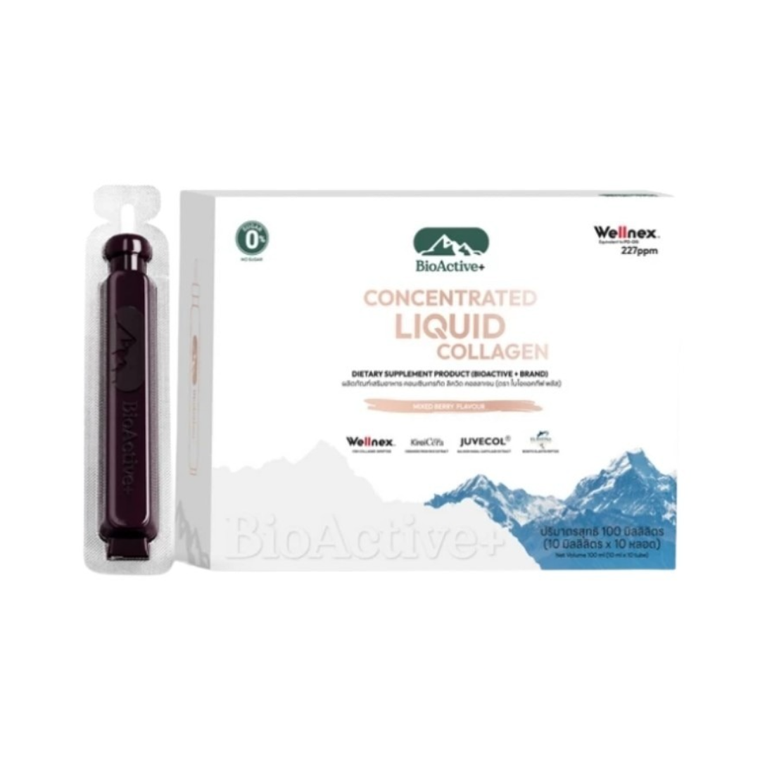 BioActive+ concentrated liquid collagen in mixed berry flavor
