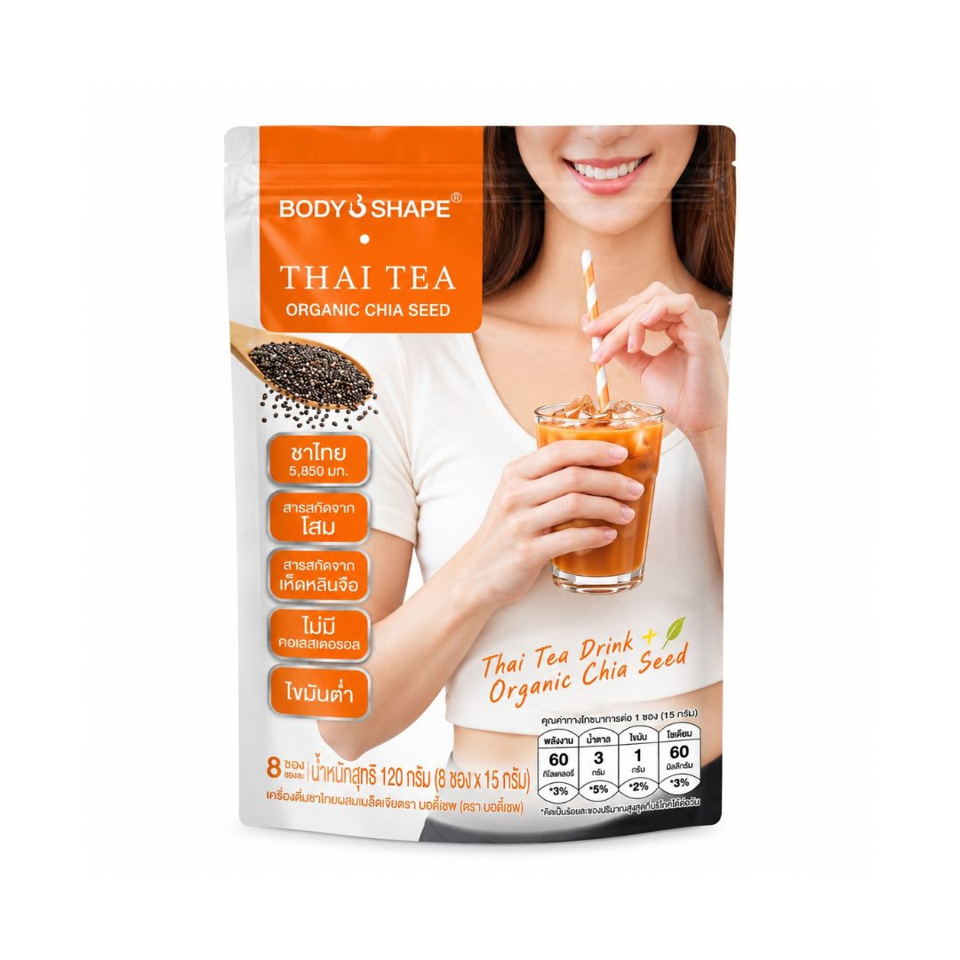 Body Shape Thai Tea with Organic Chia Seed