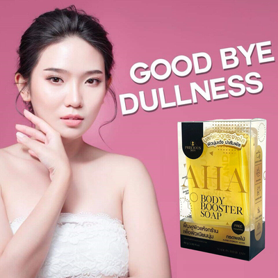 Mild AHA soap suitable for daily use
