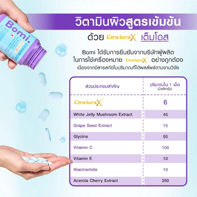 Bomi Ceramide X for skin moisture support