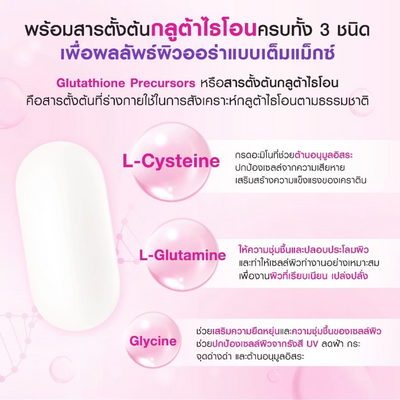Combination of amino acids in Bomi R-Gluta X
