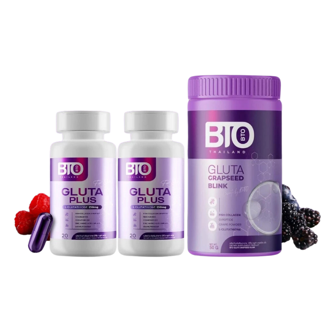 Exclusive BTO Gluta Bundle for radiant skin and antioxidant support