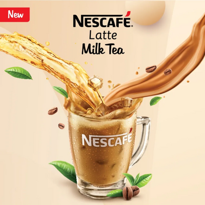 Hot or iced milk tea coffee blend