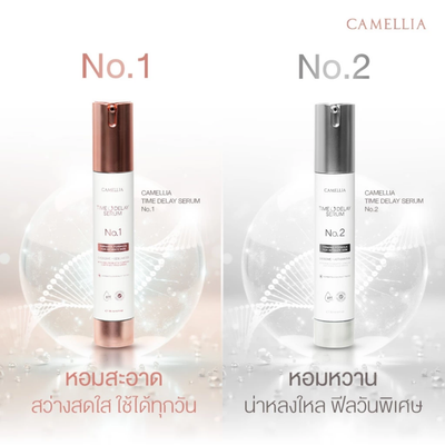 Camellia Time Delay Feminine serum in 2 viariats