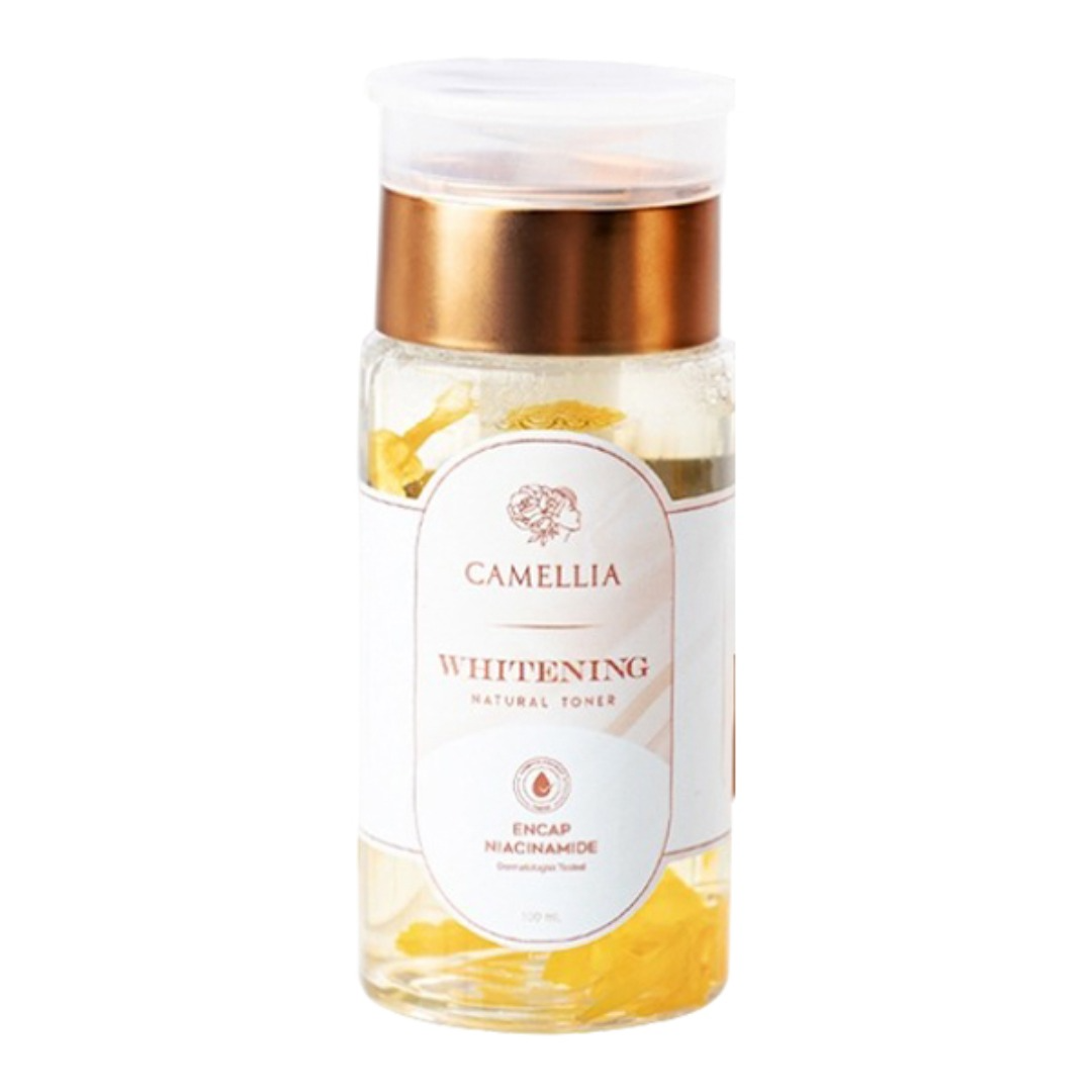 Camellia body toner enriched with flower extract