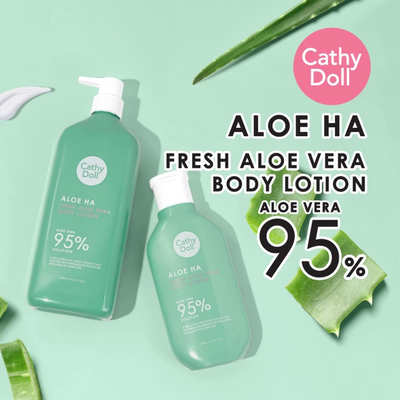Refreshing aloe lotion for soft skin Cathy Doll