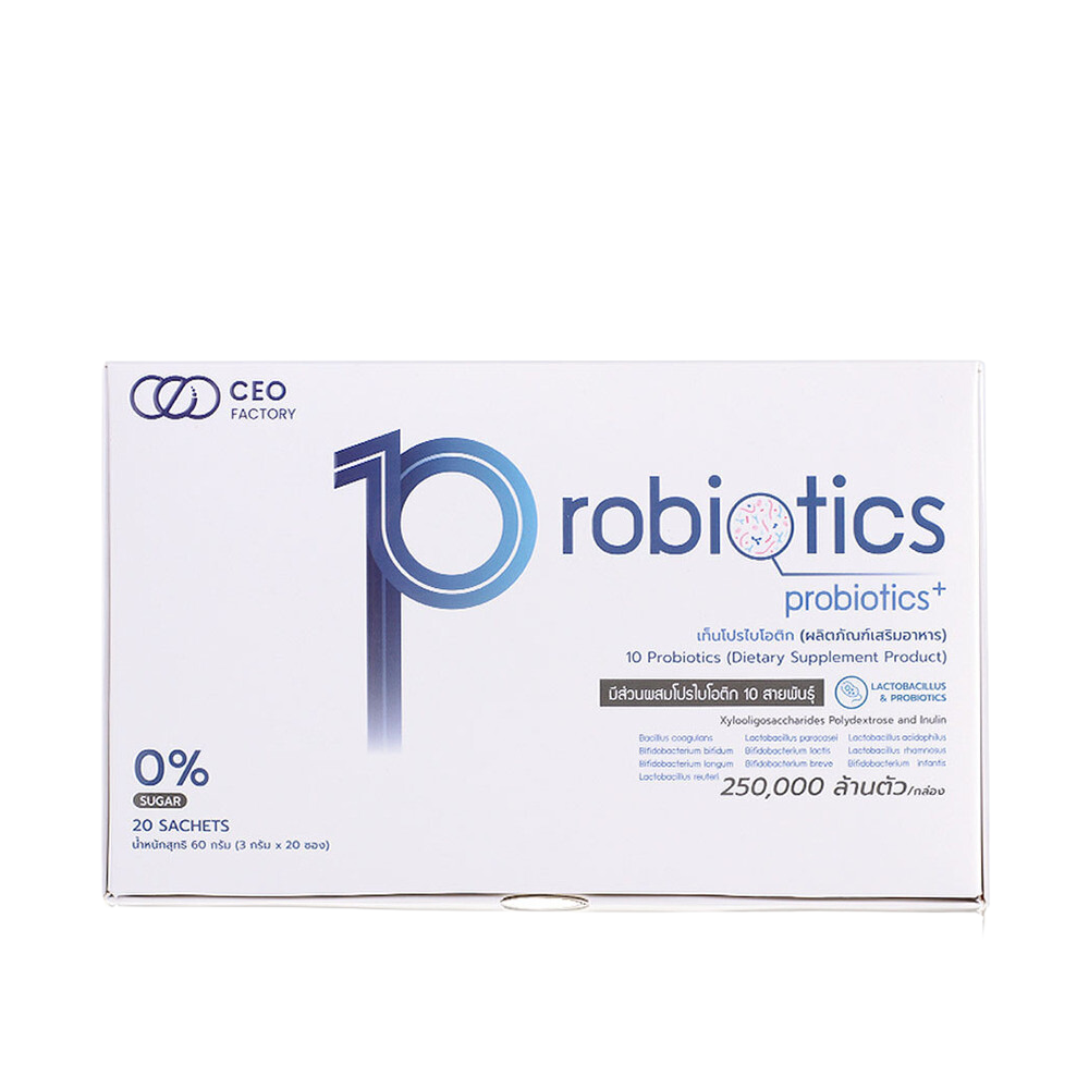 CEO Factory 10 Probiotics package